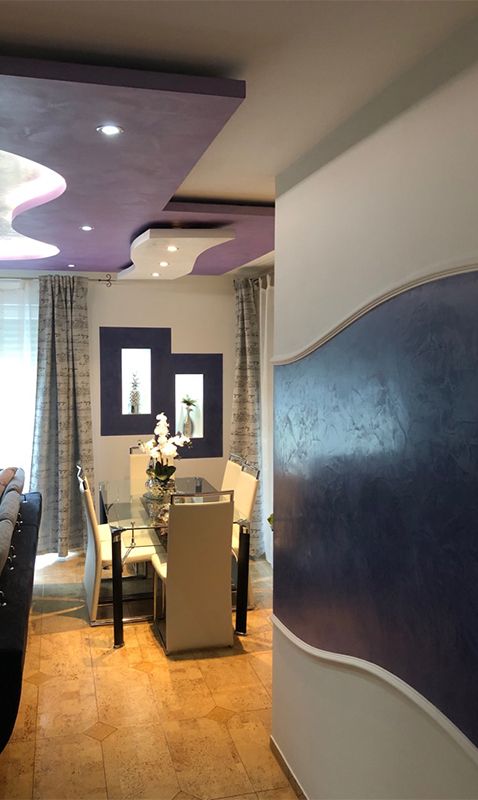 Dekorative Wandgestaltung